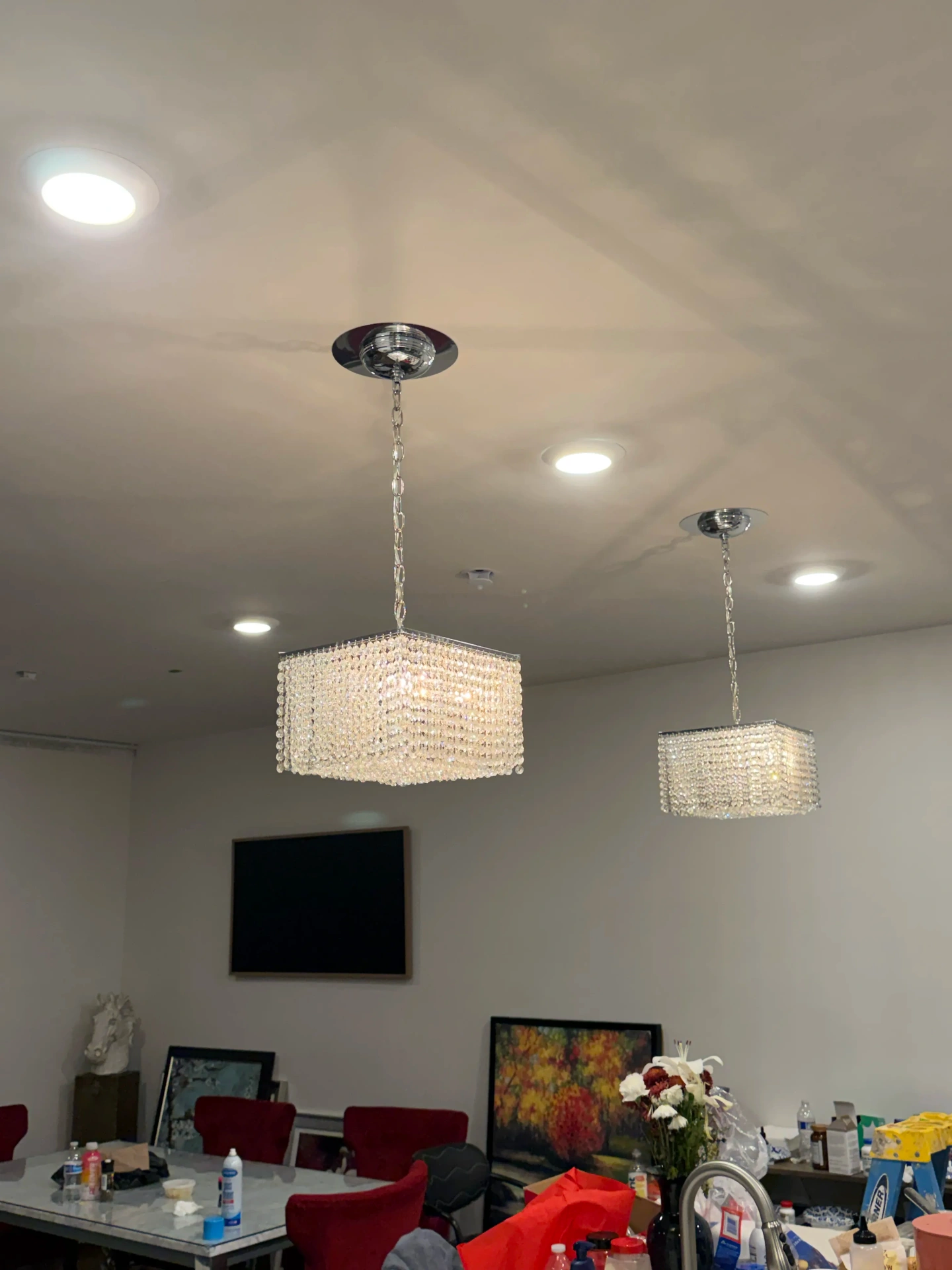Chandelier install