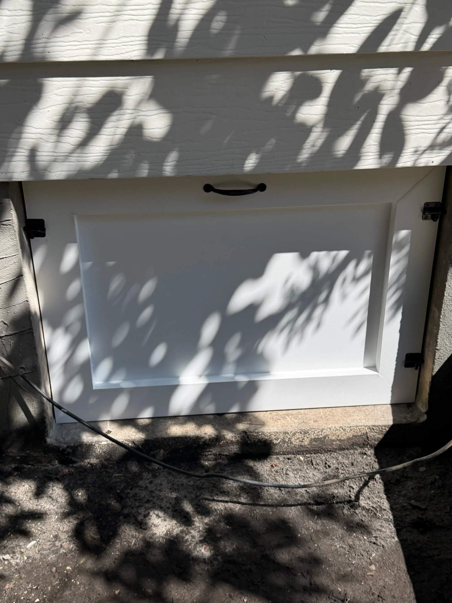 Crawlspace access door