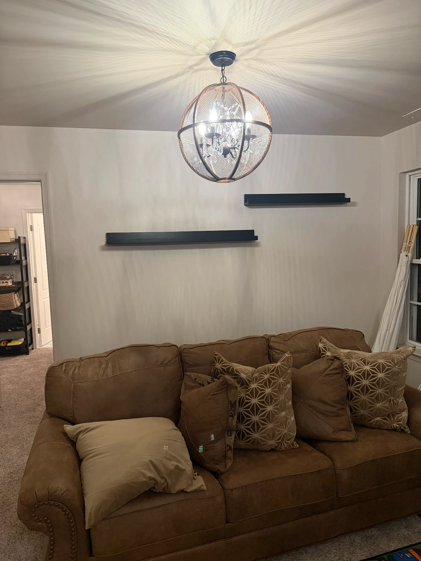 Living room shelving