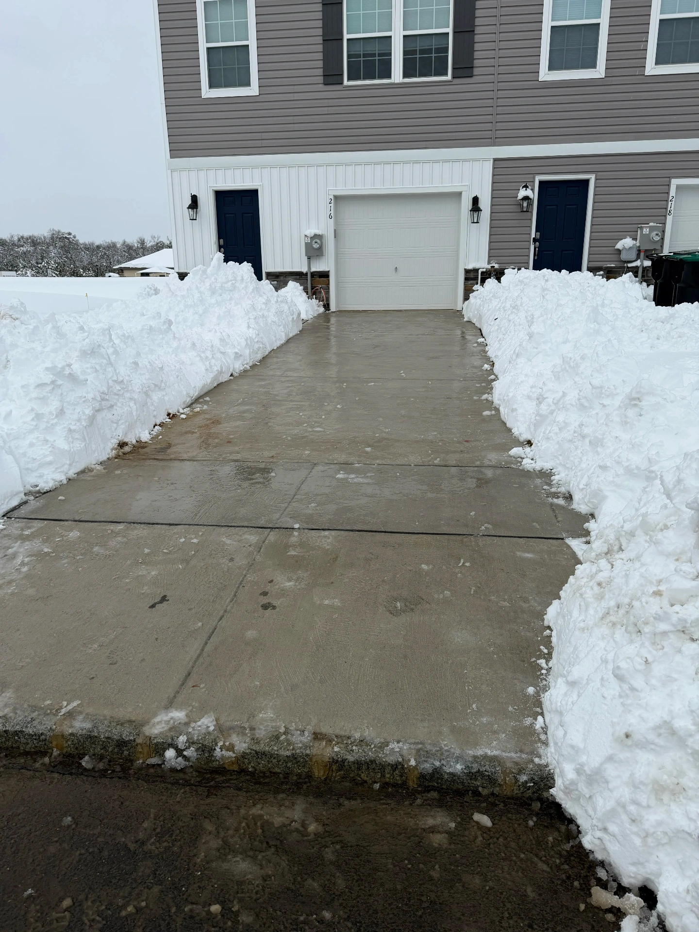 Full driveway clear-out
