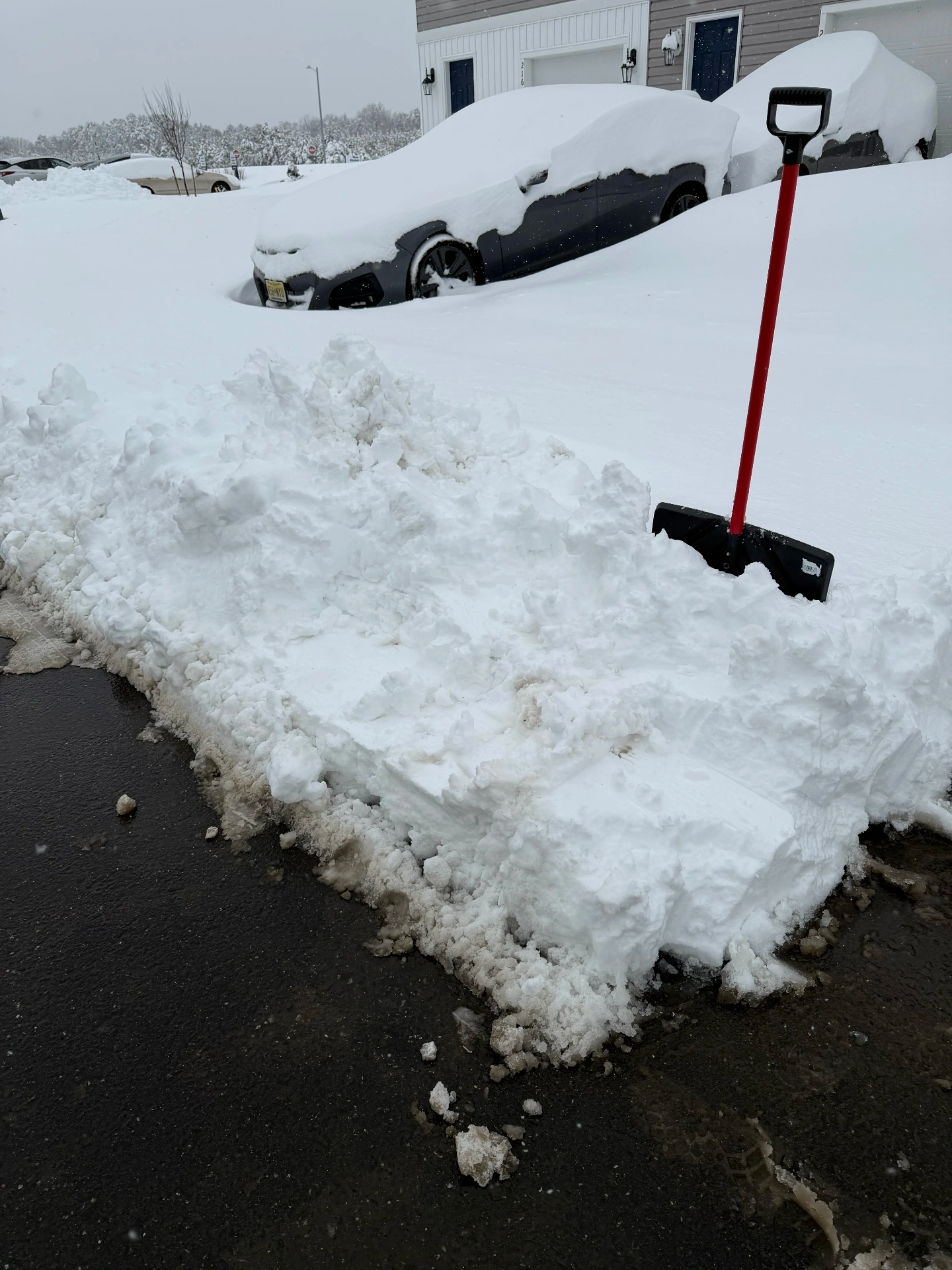 Storm cleanup in progress